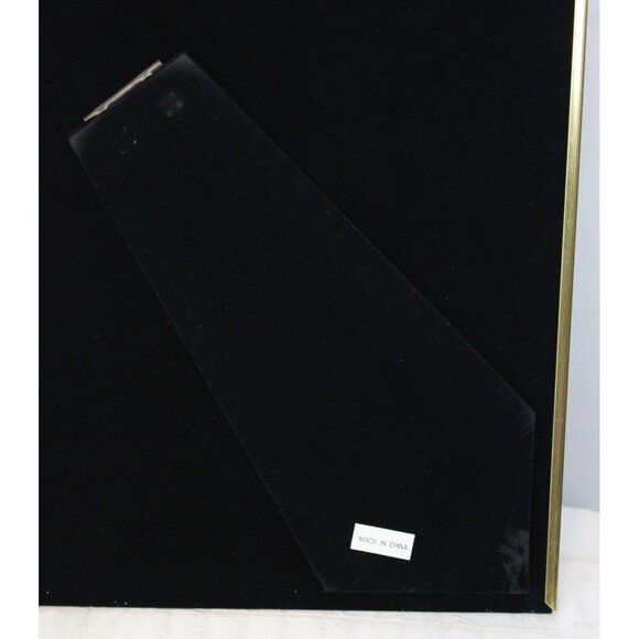 1996 Jennifer Moore Classic Brass Collection Large Photo Frame Gold Glass Black - Picture 7 of 12